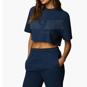 Camiseta corta para mujer de último diseño 2025, estilo informal clásico de lona de alta calidad para verano, oferta en línea - Product Image 1