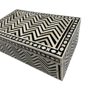 Top vente bambou incrustation écologique boîte de rangement de luxe bijoux stockage chocolat conception personnalisée à la main au Vietnam usine - Product Image 5