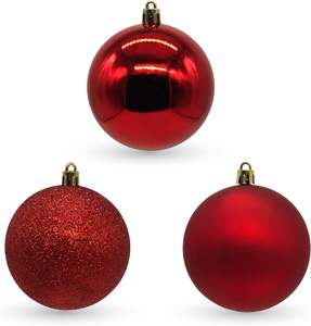 Décorations de boules d'ornements de Noël peints à la main faits à la main - Product Image 3