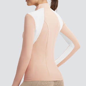 Chemise de base pour l'équitation à prix avantageux, chemise à manches longues personnalisée pour femmes, légère, à séchage rapide, 100% polyester - Product Image 2