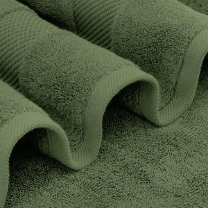 Vente en gros 100% coton Serviette de bain douce pour hommes Taille personnalisée avec logo Technique non tissée de grande qualité - Product Image 3