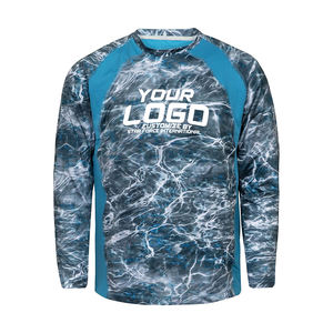 T-shirt à manches longues UPF 50 + avec protection UV pour hommes, chemise de randonnée, de pêche et de natation, chemise respirante - Product Image 3