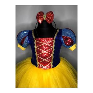 Costume bianco neve da ragazza con gonna Tutu