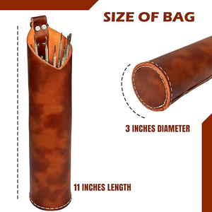 Bolsa de varilla de soldadura hecha con material de lona resistente garantiza la seguridad de los electrodos ideal para soldadores profesionales uso diario - Product Image 3