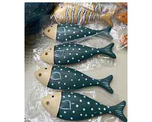 Décoration murale nautique de poisson en bois pour l'exportation de cadeaux Accent de poisson en bois conçu pour l'exportation en vrac et les acheteurs du commerce mondial - Product Image 3