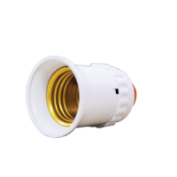 Support de lampe électrique à visser en PVC nano ignifuge et résistant aux chocs, bases de lampe, accessoires d'éclairage, vente en gros au Vietnam