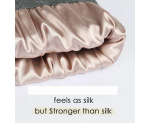 Gorro negro de punto largo clásico personalizado - Product Image 6