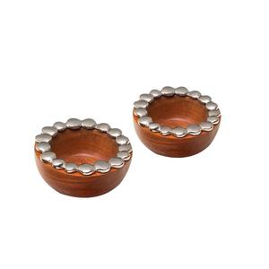 Bol de service arrondi en métal de qualité supérieure l Finition en nickel brillant Soupe de qualité durable Bol de stockage de fruits et de nouilles secs - Product Image 4