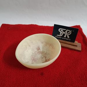 Elegant Resin Oval Bowl Handmade Decorative Serving Dish for Fruit Snacks Salad Kitchen Dining and Stylish Modern Home Decor - Product Image 2