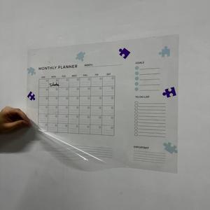 Reusable Monthly Planner Organizer Model-10 Durable Polystyrene Material Dry-Erase <b>Whiteboard</b> Surface Static Electricity Holding - Product Image 5