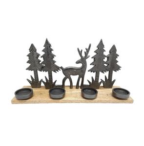 Nouvelle conception métal fer vaisselle article décoratif blanc fini pour noël décoratif fait à la main en gros en vrac - Product Image 3