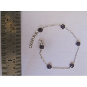 Shah Gems Women's Natural Amethyst <b>Bracelet</b> 925 Sterling Silver Crystal <b>Bracelets</b> & <b>Bangles</b> - Product Image 2