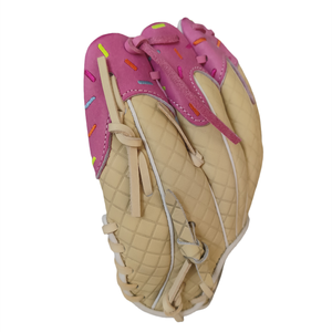 Venta al por mayor de alta calidad directo de fábrica de cuero mejor calidad guantes de béisbol personalizados a prueba de viento mano protectora guantes de béisbol - Product Image 3