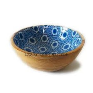 Large <b>Wooden</b> Serving <b>Bowl</b> with a Modern Design Perfect for Serving Pasta Salads <b>Fruits</b> and Other Large Meals - Product Image 4