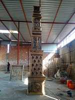 Pilier de mariage traditionnel du sud de l'Inde en fibre de verre Shobha Jain Impex avec motif Jali, pour usage extérieur et intérieur, OEM de Delhi, Inde