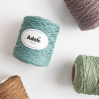 Wholesale Crochet Yarn 100% Cotton [Adela (500g)] Pastel Yarn for Crochet Knitters to Make Bags Hats and More From South Korea