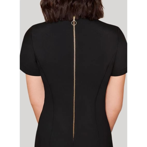 La mejor calidad logotipo personalizado manga corta 100% algodón cremallera trasera mujeres uniforme médico Scrub Set cómodo y transpirable - Product Image 2