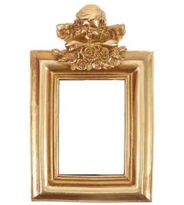 Marco de fotos de metal de latón contemporáneo Forma cuadrada con acabado de doble tono para interiores minimalistas y estilo de decoración limpia - Product Image 1