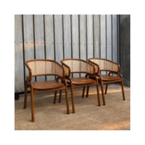 Chaise de salle à manger de luxe en rotin tressé – Sièges élégants pour intérieur et extérieur, idéales pour les projets hôteliers - Product Image 5