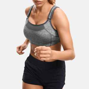 Sujetador Deportivo Acolchado de Alta Sujeción con Tirantes Ajustables para Mujer, Venta al por Mayor, Transpirable, para Yoga, Fitness, Running, Gimnasio, Ropa Deportiva - Product Image 2