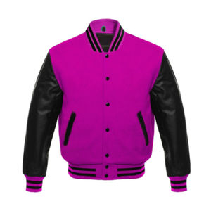 Veste universitaire pour homme, style baseball, avec lettrage, boutonnée, look élégant, pour l'extérieur, meilleure vente en gros - Product Image 5