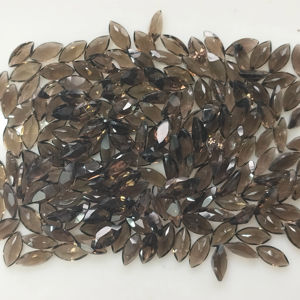 Quartz fumé naturel 7x3,5 mm, taille marquise, pierre précieuse en vrac de qualité supérieure pour la fabrication de bijoux - Product Image 5