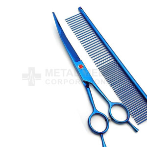 Ciseaux de coiffure les plus vendus, en acier inoxydable, pour la coupe et l'éclaircissage des cheveux, par Metal Med Corporation - Product Image 5