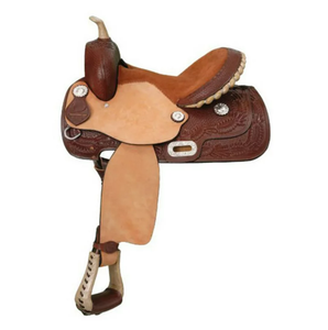 Nouvelle arrivée 2026, selle de randonnée équestre en cuir de haute qualité, selle de course de barils western, siège sécurisé, selles de randonnée pour l'équitation - Product Image 5