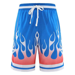 Pantalones Cortos Deportivos Profesionales Personalizados de Fábrica, Diseño de Logotipo Sublimado, Doble Malla Transpirable de Secado Rápido para Baloncesto DDP - Product Image 4