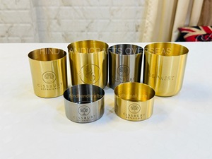 Boîtes à bougies en cuivre en forme de bol Conteneurs de bougies en forme de bol bocaux à bougies personnalisés de la meilleure qualité fabriqués à la main en Inde - Product Image 1