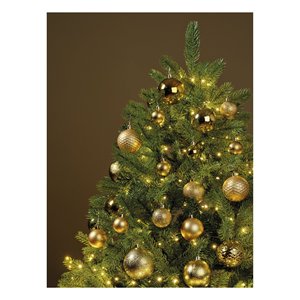 Amicasa 100-Piece Gold <b>Plastic</b> Christmas <b>Tree</b> Balls 9948821 Set Elegant Christmas Ball & <b>Tree</b> Ornaments - Product Image 3