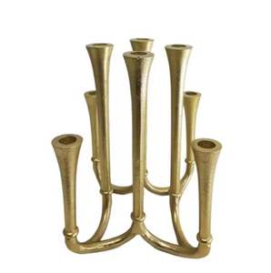 ที่ยึดหลอดไฟรูปตัว T-Light โลหะโลหะสีเงินโบราณสำหรับตกแต่งบ้านดีไซน์ใหม่ทำด้วยมือฐาน - Product Image 5