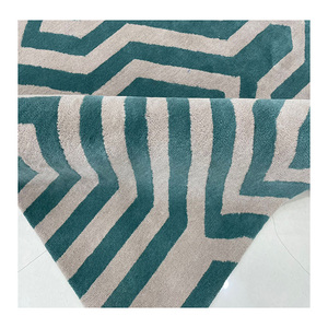 Nouvelle-zélande moderne laine écologique ignifuge facilement pliable durable usine faisable couleurs conceptions tapis tapis fait à la main - Product Image 3