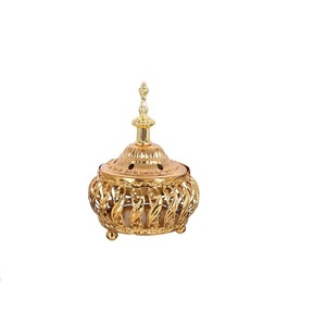 Hot Selling Product Metal Royal Vintage Antique <b>Incense</b> Burner Ashes Catcher Burner Fragrance <b>Incense</b> Holder for Home Office - Product Image 6