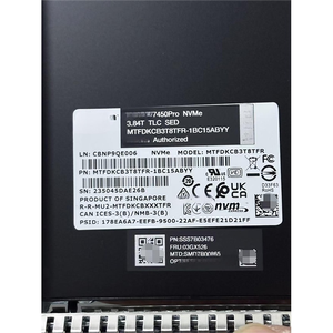 قرص صلب SSD نوع 4XB7A82856 بسعة 3.84 تيرابايت NVMe PCIe 4.0 X4 HS مقاس 7 ملم U.3 7450 PRO - Product Image 3