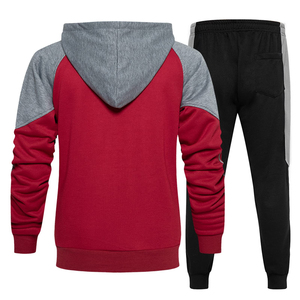 Chándal con cremallera para hombre, chaqueta con capucha y cintura elástica para correr, gimnasio, Fitness, correr, entrenamiento deportivo, atuendo Atlético informal - Product Image 3