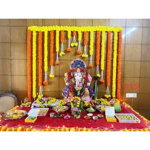 Decoración colgante hecha a mano única de Bandanwar con diseños intrincados perfectos para decoración de bodas Diwali y decoraciones de eventos culturales - Product Image 3