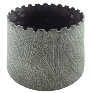 Assiette ronde en aluminium, couleur nickel argent, vaisselle, table pour hôtel et restaurant - Product Image 4