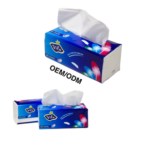 Skin- Friendly 3Ply Facial <b>Tissue</b> 13 ± 2 g/m² Custom Layer Pocket <b>Tissue</b> Style For Office Restaurant Vietnam Origin - Product Image 1