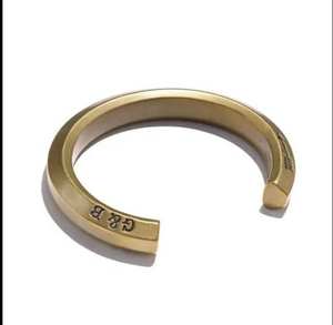 Bracelet en laiton fait main, bracelet magnétique en cuivre et laiton, bracelet à breloques, design moderne - Product Image 2