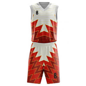 Personnalisé Nouveau Hommes Pas Cher Prix 100% Polyester Léger Hommes Imprimé Basketball Uniformes en Gros - Product Image 5