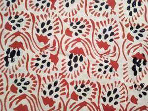 Indian Hand Block Kalamkari Print Fabric Beautiful Decorative Handmade Floral Print Cotton Fabric Dress Making - Product Image 4