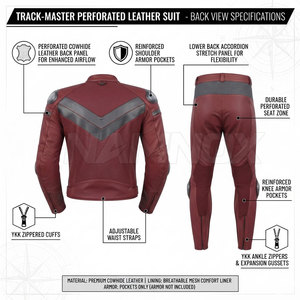 Trajes de Motocicleta de Dos Piezas para Hombre de Alta Calidad, Ropa para Exteriores a Precio Económico - Product Image 6