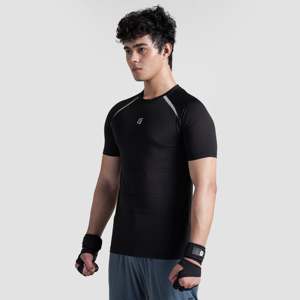 Conjunto de Camiseta Sense Aero para Hombre en Negro - Product Image 3