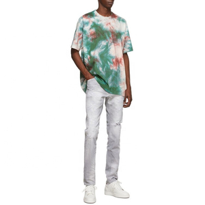 Última Llegada, Camisetas Personalizadas de Manga Corta para Hombre, Teñidas con Té, de Buena Calidad, Ajustadas - Product Image 3