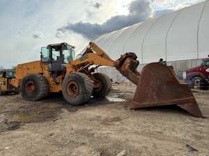 2001 Case 921C Cargador de ruedas-Cargador de servicio pesado con cubo Pemberton - Product Image 4