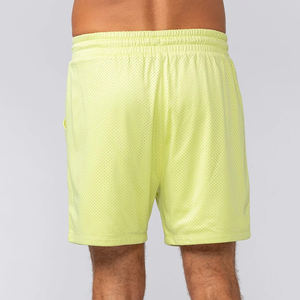 Pantalones cortos de gimnasio para hombre, superventas, personalizados, de lona de poliéster 100%, Material ligero transpirable para ropa informal de verano - Product Image 2