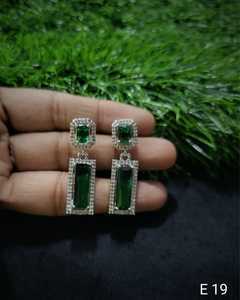 Indian Latest Exclusive Designer Light <b>Weight</b> With American Diamond Earring <b>Women</b> <b>for</b> Party <b>Women's</b> Fashionable Party - Product Image 3
