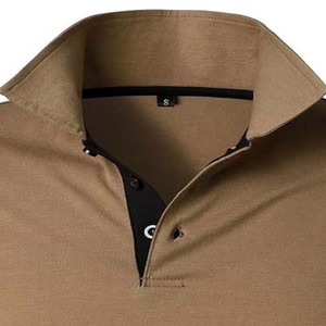 Ropa de hombre personalizada de alta calidad Algodón transpirable para Polos de manga corta talla grande estilos casuales con estampado de logotipo - Product Image 4