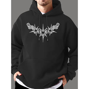 Pull-over de loisirs d'automne/hiver pour hommes, tricots et sweatshirts standard d'une couleur fabriqués en Chine - Product Image 1